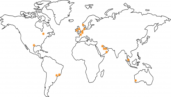 Geographies map